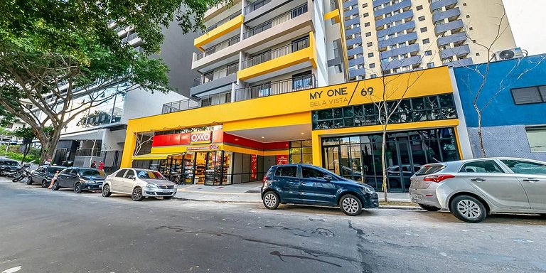 BV208_ Apartamento novo e completo, próx. Av. Paulista