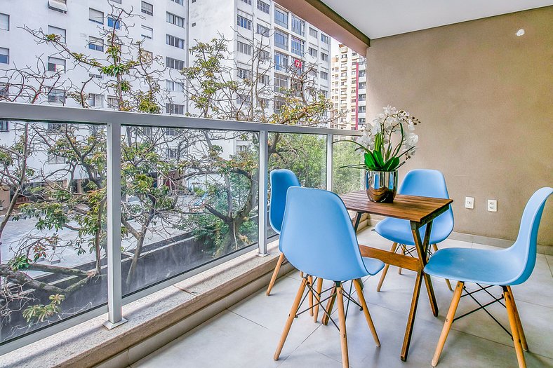 IQ55_Modern, well-located apartment near Av Paulista