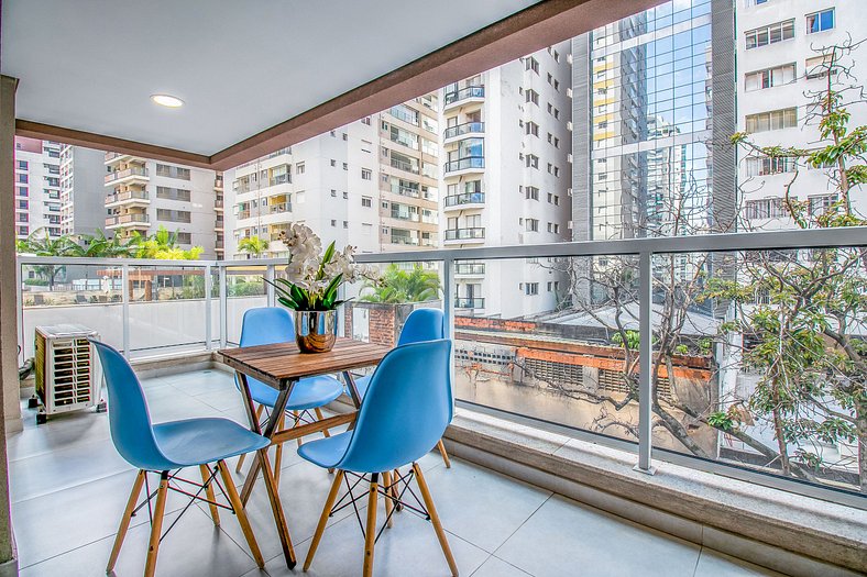 IQ55_Modern, well-located apartment near Av Paulista